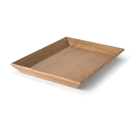 OBLIQUE Tray in natural oak